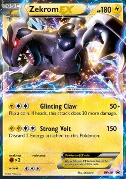 Pokémon TCG: Zekrom EX BW38 - Black & White Black Star Promos