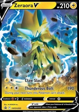 Pokémon TCG - Zeraora V SWSH263 - Sword & Shield Black Star Promos