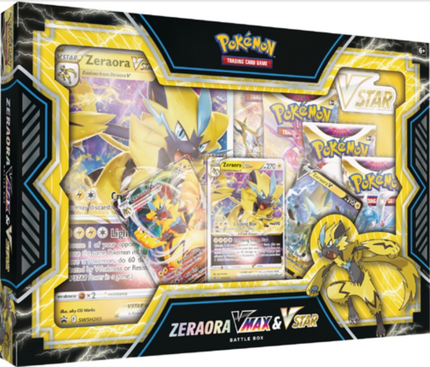 Pokémon TCG: Zeraora VMAX & VSTAR Battle Box